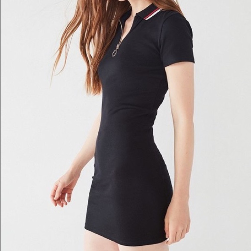 Urban Outfitters Half-Zip Polo Mini Dress XS